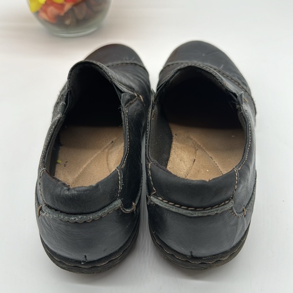 Clarks Black Leather Slip On Loafer Size 8.5 BLO6138F - Picture 3 of 6